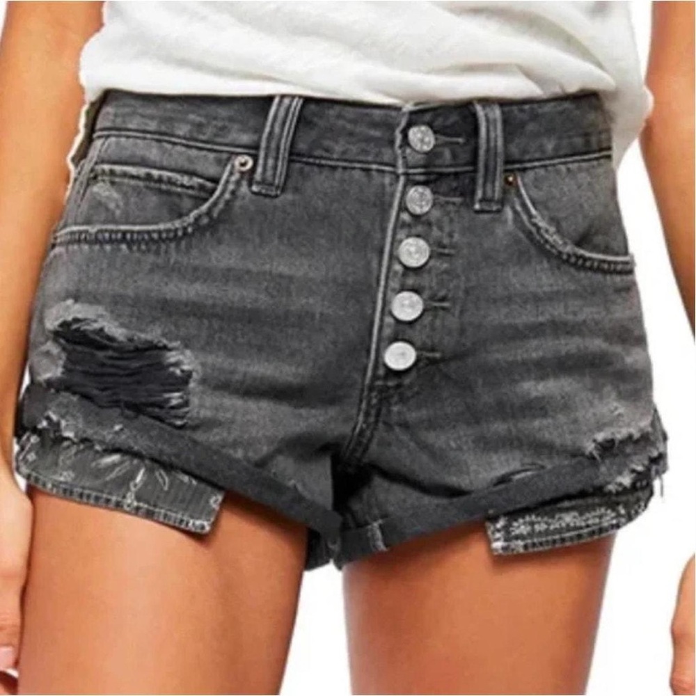 Free People Romeo denim shorts